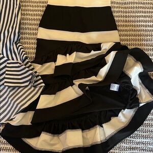 Striped Flared Women's flamenco skirt bundle
